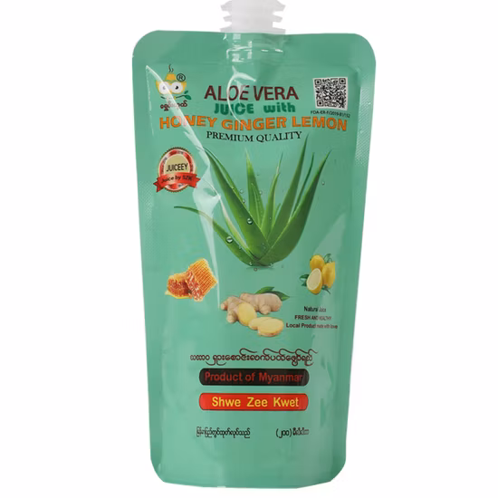 La bolsa líquida reutilizable del canalón empaqueta la bolsa de plástico del apretón del empaquetado de los alimentos para bebés